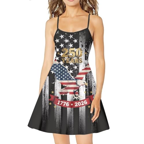 Image of Cozeyat Women Girls Summer Sleeveless Dress Casual Swing Beach Cover Up Knee Length Dresses,Large Size XS-4XL