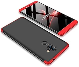 JMGoodstore Funda Compatible Nokia 7 Plus,Carcasa 360 Grados Integral Ambas Caras+Cristal Templado,3 in 1 Slim Dactilares Protectora Skin Caso Cover Rojo+Negro JMGoodstore Funda Compatible Nokia 7 Plus,Carcasa 360 Grados Integral Ambas Caras+Cristal Templado,3 in 1 Slim Dactilares Protectora Skin Caso Cover Rojo+Negro