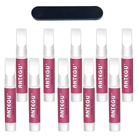 10 Stück 2g Nagelkleber, Nagelkleber extra stark Nagelkleber Cover