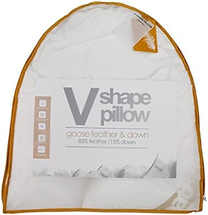 Goose Feather & Down V-shaped Pillow