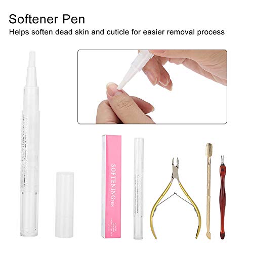 4Pcs/Set Maniküre-Werkzeugsatz, Nagelpflege-Werkzeuge Nagelhautschneider Manövrier-Set For Nagelhautschieber Für Die… – Bild 4