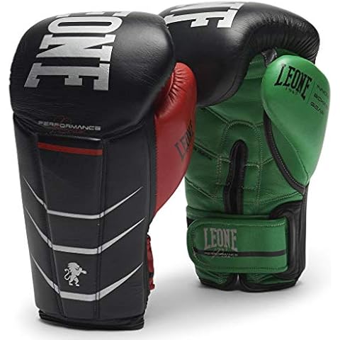Guantes de Boxeo LEONE 1947 Revo Performance Negro 14oz Cover