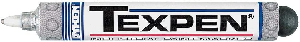 Dykem Texpen 60802 – Bolígrafo de marcado fino blanco – 16080