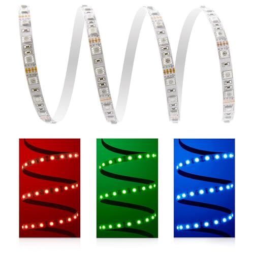 Classic 12V LED Strip IP20 RGB 60 LED/m 5050 - Lengte: 3m