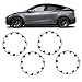 Car Wheel Rim Protectors Guard, 21 Inch Car Rims Trim Protector Wheel Rim Ring Wheel Edges Trim Tire Replacement for Performance 2021 to 2023 (Carbon