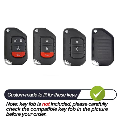 Funda para llave de TPU para Jeep rosa evita botones rotos y carcasas agrietadas por golpes 2