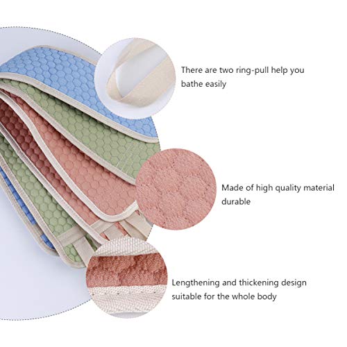 HEMOTON Escova Esfoliante de Banho Com Escova Esfoliante de Banho 3 PeÃ§as AlÃ§a Longa de Lavagem de