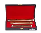 Flauta irlandesa D de palisandro con estuche de tres partes instrumentos musicales de viento