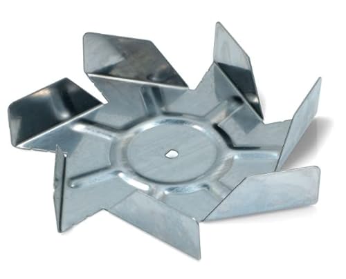 BSSTORE Ventilador horno 7 aspas de acero Ø150 mm compatible con diferentes marcas y modelos equivalente a 039290137, 006599849