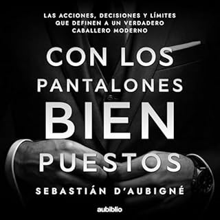 Diseño de la portada del título Con los pantalones bien puestos