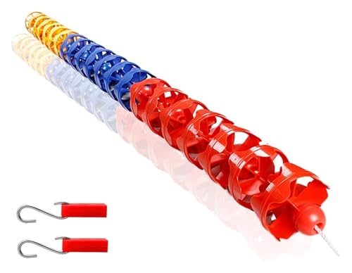 Corde de sécurité pour piscine et flotteur de séparation durable de 15m