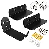 Eapele Bike Pedal Hanger Bicycle Wall Mount Horizontal Hanger, Heavy-Duty 10GA Steel Plates Made,...