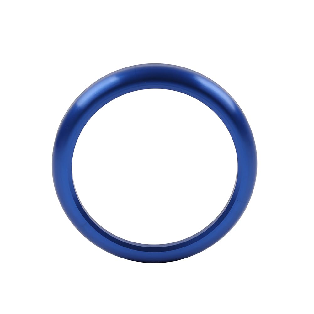 Cnswee6 1 Pc Stopwatch Ring Compass Cover Aluminum Alloy Blue for Porsche 911 2012-2020