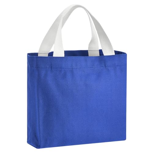 Sac en toile bleu foncé parfait pour vos sorties shopping et voyages imprévus