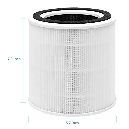 Tt-Ap005 Replacement Filter, Compatible With Tt-Ap005 Air Purifier, 3-In-1 H13 True Hepa With Activated Carbon Pre-Filter, 2 Pack #TOP4