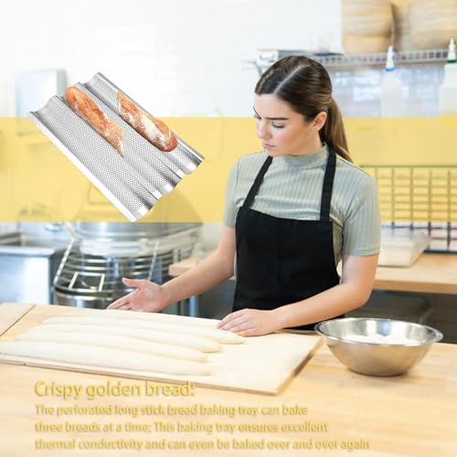 Sartén de francés de acero inoxidable antiadherente para hornear pan de molde 3