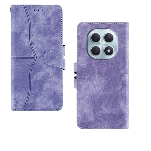Image of amazon basics Redmi Note 15 5G Flip Cover | Card Pockets Wallet & Stand | Flip Cover for Redmi Note 15 5G (Purple)