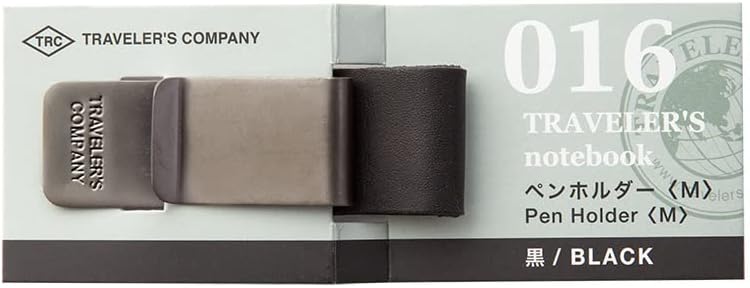 Travelers Notebook Pen Holder M Black 016 14298006