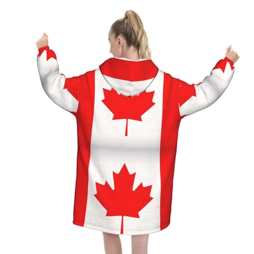 Couverture à capuche portable pour soirées cocooning au chaud