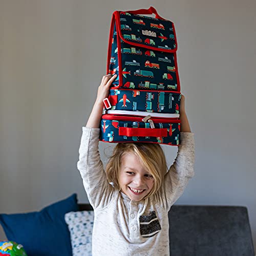 Wildkin Kids Insulated Lunch Box – Durable and Reusable for School & Travel - Transportation