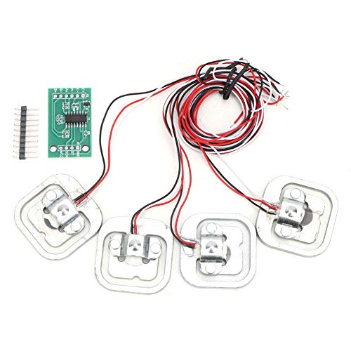 Kit Cellule de Demi Pont 100kg Module Jauge de Contrainte HX711 + 4 Individuels 50Kg