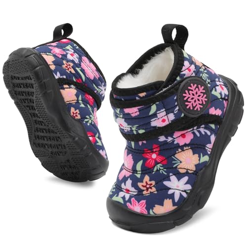 BARERUN Infant Warm Fur Lined Boots