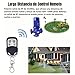 433MHz Remote Control Switch Cloning Key Fob Doorbells With Keychain for Home Garage Blue 27A 12V 4 Keys Home Supplies