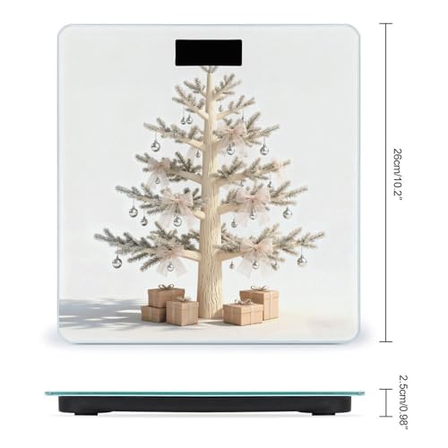 Báscula digital de baño con pantalla LCD y base antideslizante miniatura 2
