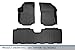 MAXLINER Custom Fit Floor Mats 2 Row Liner Set Compatible with 2018-2024 GMC Terrain