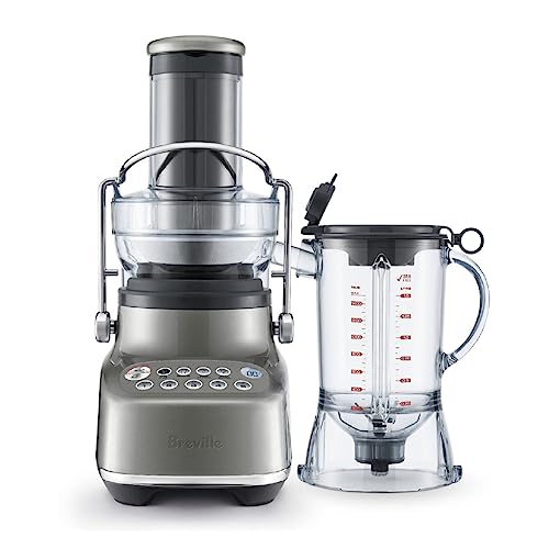 Breville the 3X Bluicer™ Blender and Juicer, BJB615SHY, Smoked Hickory