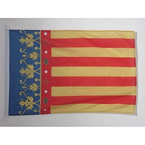 AZ FLAG Valencian Community Nautical Flag 18'' x 12'', Spanish region of Comunidad Valenciana flags 30 x 45 cm