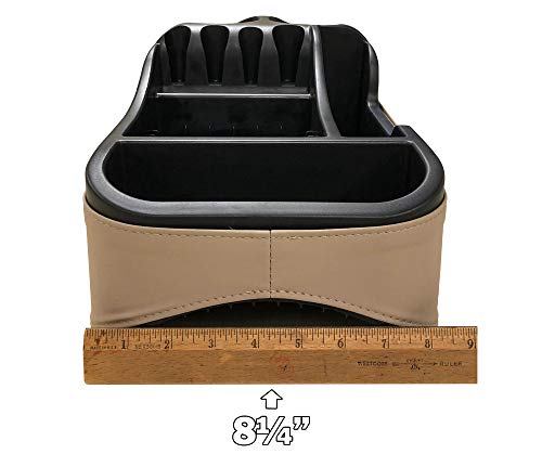 Texas Saddlebags Clutter Catcher® Taupe Universal Seat And Floor Console (50814) #TOP4