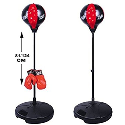 BAKAJI Set da Pugilato Giocattolo Bambini Punching...