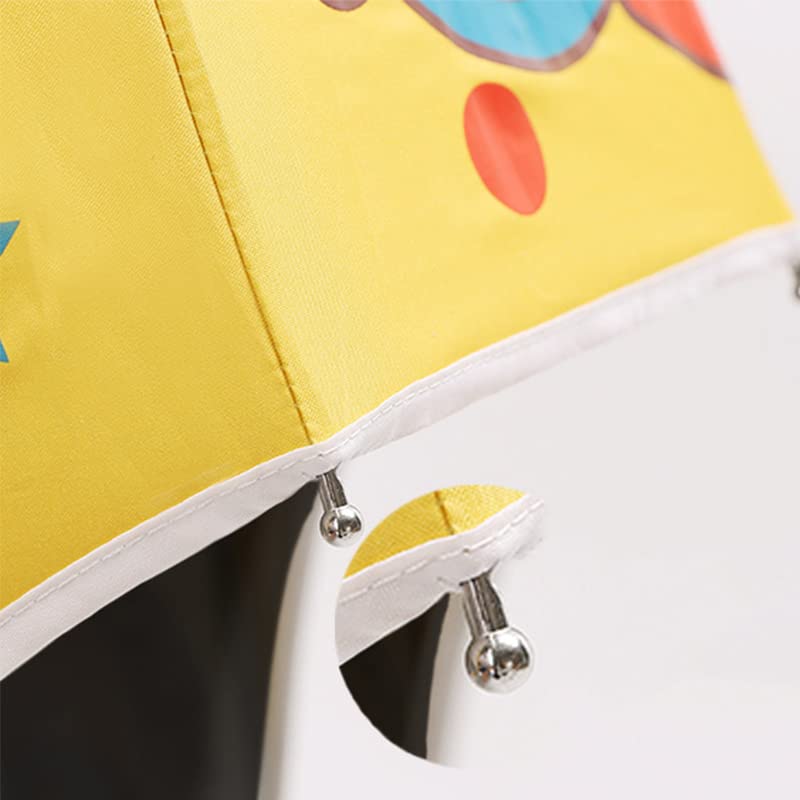 Aramox Casque Parapluie Motif Dessin Animé Ombre Pluie Soleil Revêtement