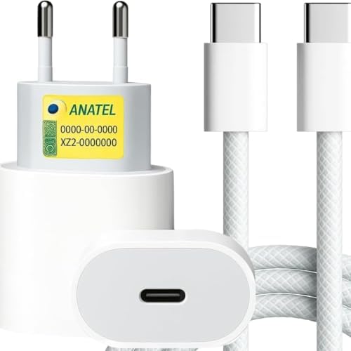 Carregador Turbo Tipo C compativel com iPhone 15, 15 pro,15 Pro M...