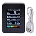 CO2 Carbon Dioxide Detector, LCD TVOC HCHO Monitor Meter, Detection, High Performance Chip, Widely Used in Cultivation, Very Suitable for Greenhouse Cultivation, with