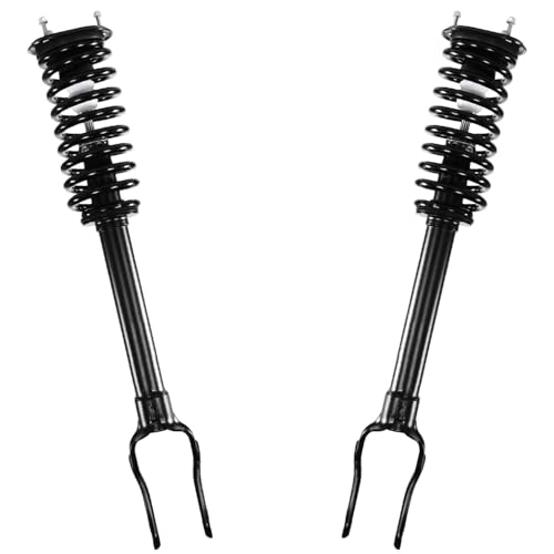 Image of Detroit Axle - RWD 6pc Front End Suspension Kit for 2011-2015 Grand Cherokee [3.6L], 2 Struts and Coil Spring 2 Lower Control Arms 2 Lower Ball Joints 2012 2013 2014 Replacement