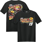 Classic Ink Chase Briscoe #19 NASCAR 2026 BPS Car Scheme Barbed Wire Black T-Shirt (US, Alpha, Large, Regular, Regular)