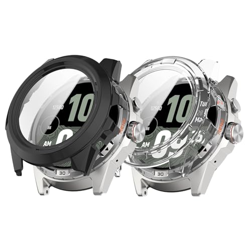 Ticwatch Atlas �p �P�[�X �J�o�[ �K���X�t�C������̌^�P�[�X �yNOUKAJU�zFor Ticwatch Atlas �X�}�[�g�E�H�b�` �P�[�X �ی�t�B���� PC+�����K���X�t �J�o�[ ��̌^ �S�ʕی� �����^ �����ȒP �ϏՌ� �����ߗ� 