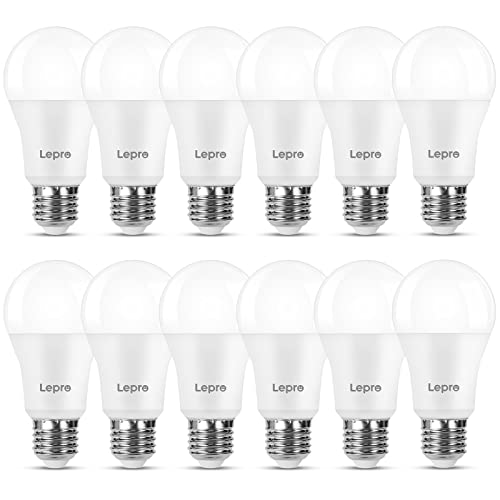 Lepro 13.5W E27 LED Warmweiss, 1521 Lumen Glühbirne E27 ersetzt 100W, 2700K Warmweiß A60 glühbirnen, 200°Abstrahlwinkel Led Birne, Nicht Dimmbar, 12 Stück