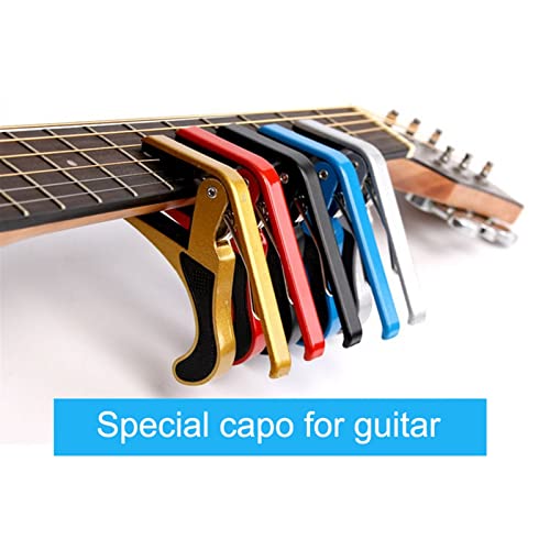 SHANGMAOYO Capodastre Guitare Capo Tuner Pin Pin De Guitare Populaire Ukulele Guitare en Bois Rouge Argent Rouge Bleu… - Les Beatles, Paul McCartney, John Lennon, RIngo Starr, George Harrison SHANGMAOYO Capodastre Guitare Capo Tuner Pin Pin De Guitare Populaire Ukulele Guitare en Bois Rouge Argent Rouge Bleu… – Image 3