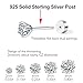 BRAYEG 1-5Pairs Flat Back Earrings Set (2-6mm), Push Pin Cartilage Stud earrings for Women, 14K Gold Filled Cubic Zirconia Stacking Earrings Studs, Hypoallergenic Helix Piercing Jewelry, No Screw for Sleeping