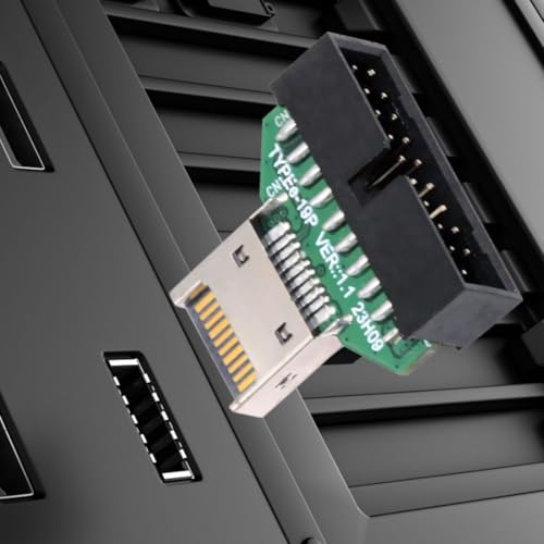 chenyang Adaptador USB 3.2 Tipo E a USB 3.0 19Pin miniatura 3