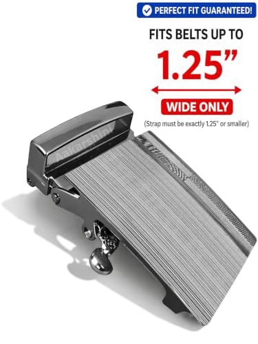 Image of Auto lock belt buckle only for men | No belt Included | for 1.25 Inches WIDE belts ONLY