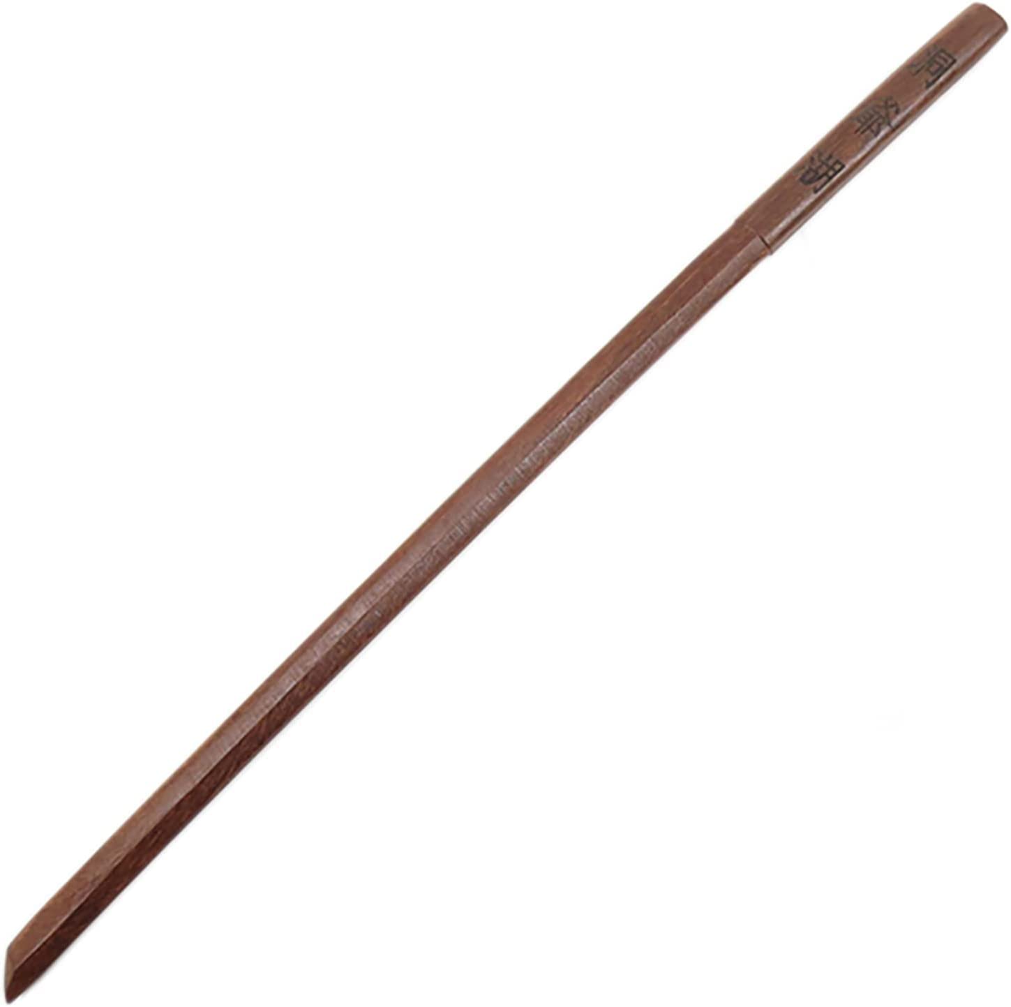 Madera Bokken Katana Espada de Entrenamiento Espada de Madera Espada de práctica Espada samurái Anime japonés Cosplay Kendo Aikido Budo Jiu Jitsu Ninjutsu, Exhibición en el hogar-100 CM