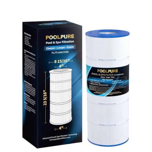 POOLPURE PLFPJANCS150 Pool Filter Replaces Jandy CS150 CCX1500RE CC1500RE X-Stream 150 R0462300 PJANCS150 Ultral-B3 Unicel C-8414 C-8317 Filbur FC-0822 FC-1287 Hayward C1502 1 Pack