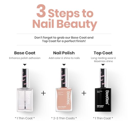 Image of Beetles Nail Polish, Jelly Nail Polish Nude Nail Concealer Fast Dry Quick