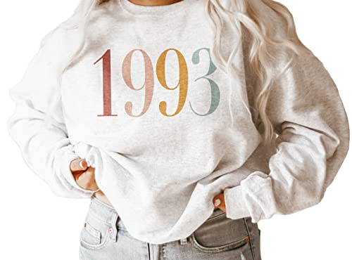 1993 Sweatshirt - 30th Birthday Sweatshirt - 30th Birthday Gift For Men And Women - Turning 30 Thirty Years Old - Unisex Crewneck Sweatshirt4