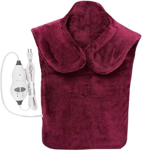 Châle coussin chauffant électrique anti-douleur cou et dos - 4