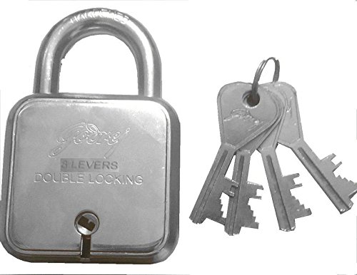 Godrej Square 8 levers Padlock 8154 Steel Finish with 4 Keys (B014KWZQWU) Amazon Price History, Amazon Price Tracker